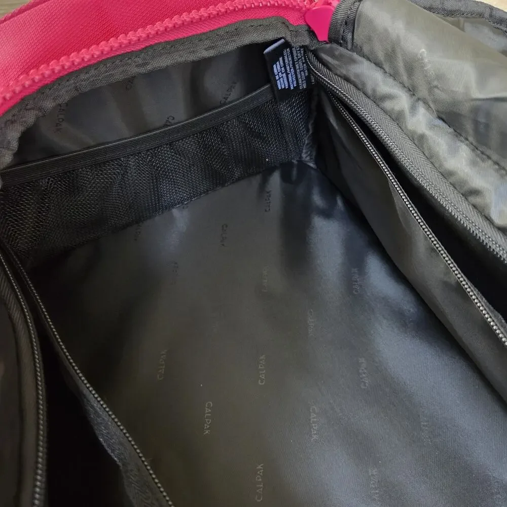 Calpak Stevyn Rolling Duffel Dragonfruit Pink Luggage Travel Wheeled